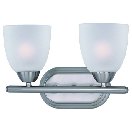 Maxim Axis 2-Light Bath Vanity 11312FTSN
